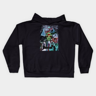 Explore NFT Character - MaleMask Mystery Night with Mexican Eyes on TeePublic Kids Hoodie